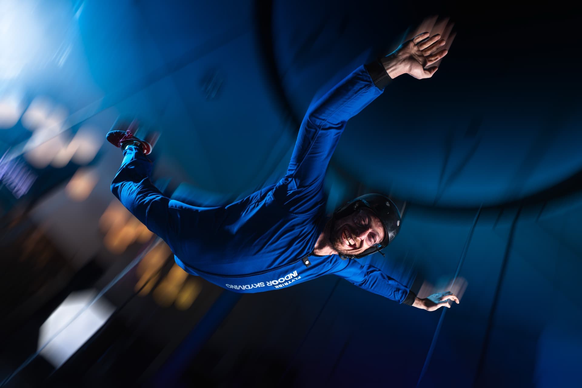 Sport flying in wind tunnel